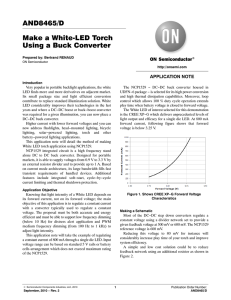 AND8465 - Make a White-LED Torch Using a Buck Converter