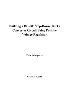 Building a DC-DC Step-Down (Buck) Converter Circuit Using