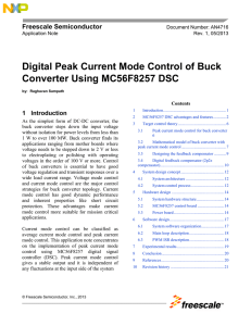 AN4716, Digital Peak Current Mode Control of Buck Converter