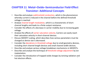 CHAPTER 11 Metal–Oxide–Semiconductor Field