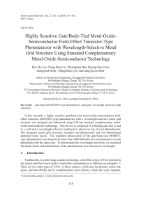 Highly Sensitive Gate/Body-Tied Metal-Oxide