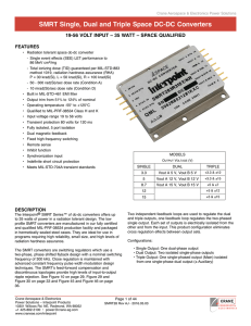 sMrt single, dual and triple space dc-dc converters