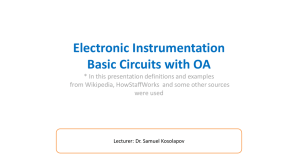 Basic circuits with OA Part 1