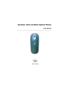 Gyration Ultra Cordless Optical Mouse