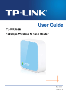 TL-WR702N_V1_UG - TP-Link