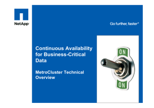 Continuous Availability for Business