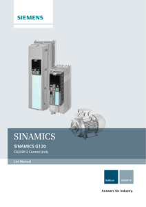 SINAMICS G120 Control Units CU230P