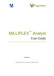 MILLIPLEX Analyst User Guide