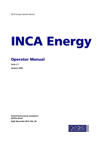 INCA Energy Operator Manual