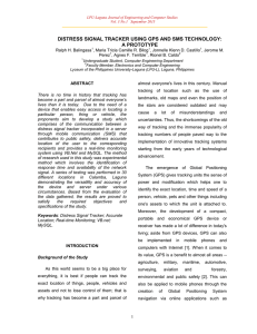 distress signal tracker using gps and sms technology