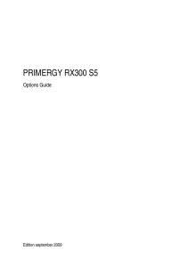 primergy rx300 s5 - Fujitsu manual server