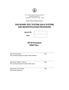 Gss Board Test System (Gold System) Gse