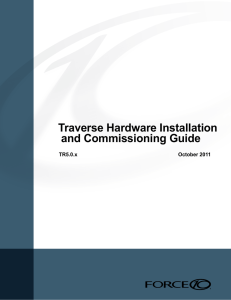 Traverse Hardware Installation and
