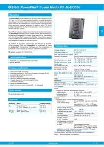 PowerPlex® Power Modul PP-M-DC024 1