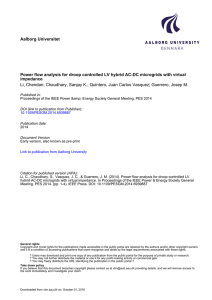 Power flow analysis for droop controlled LV hybrid AC-DC