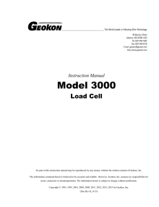 Load Cell Manual