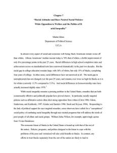 Chapter 7 “Racial Attitudes and Race