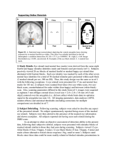 Supporting Online Materials 1) Study Details. Eye stimuli (and