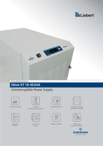 Product Name Specification lorem Hinet XT 10-30 - tt power