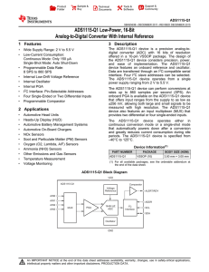 ADS1115-Q1 Ultra-Small, Low-Power, 16-Bit