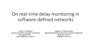 On real-time delay monitoring in software