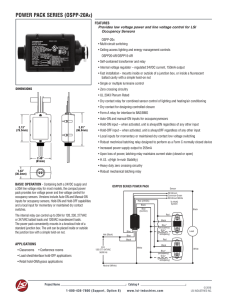 power pack series (ospp-20ax)