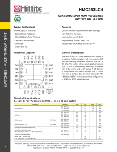 Hittite Microwave HMC253LC4 datasheet