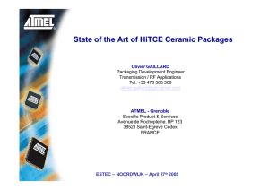 State of the art in high-TCE ceramic packages