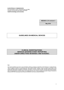 guidelines on medical devices clinical investigations