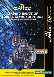 Leading Range Of Cable Glands Solutions