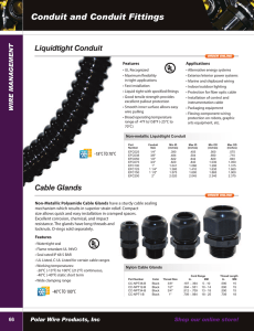 Polar Wire Catalog Liquidtight Conduit, Fittings and Cable Glands