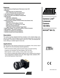 Camera Link Linescan Camera 160 MHz AViiVA M4 CL