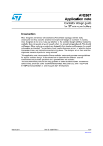 Oscillator design guide