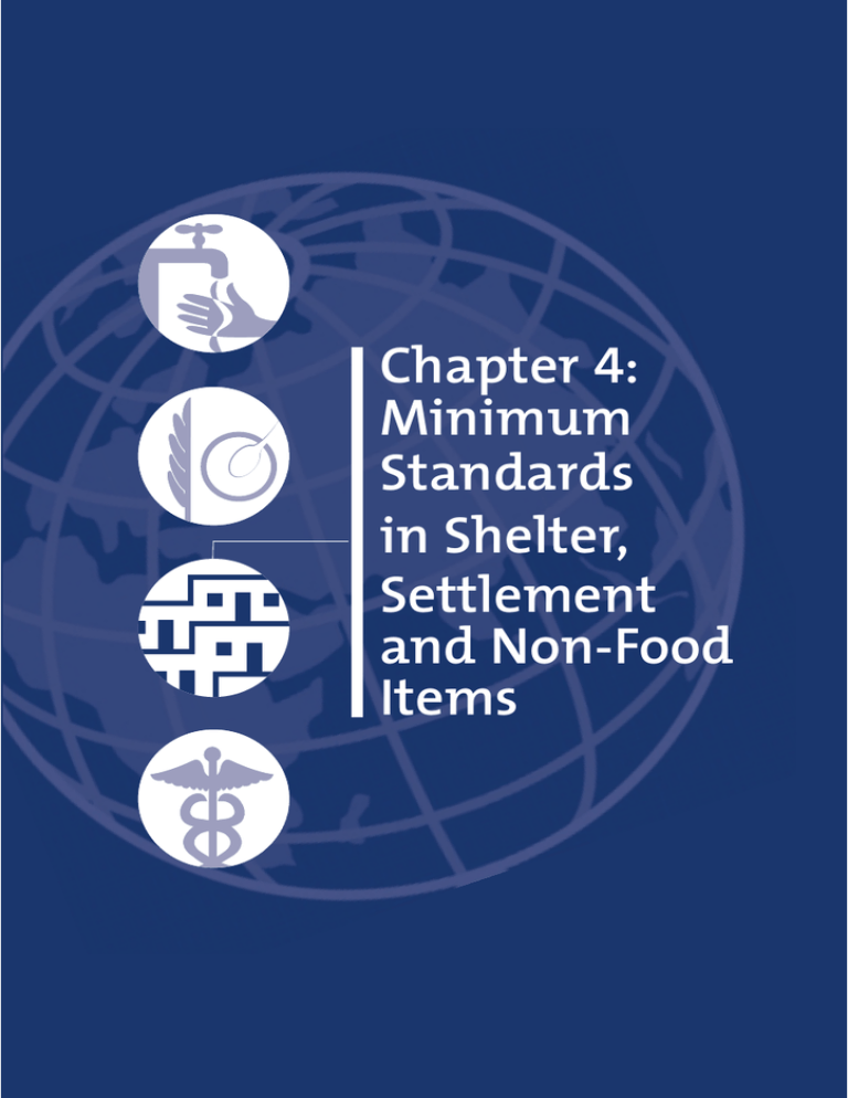 Chapter 4: Minimum Standards In Shelter, Settlement And