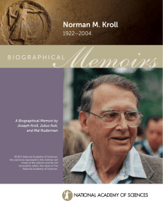 Norman M. Kroll - National Academy of Sciences
