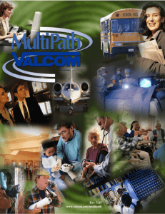 Valcom Multipath 20 page brochure