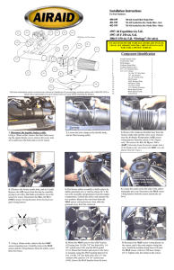 Installation Instruction Sheet