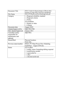 WECCPVPlantPowerFlowModelingGuide