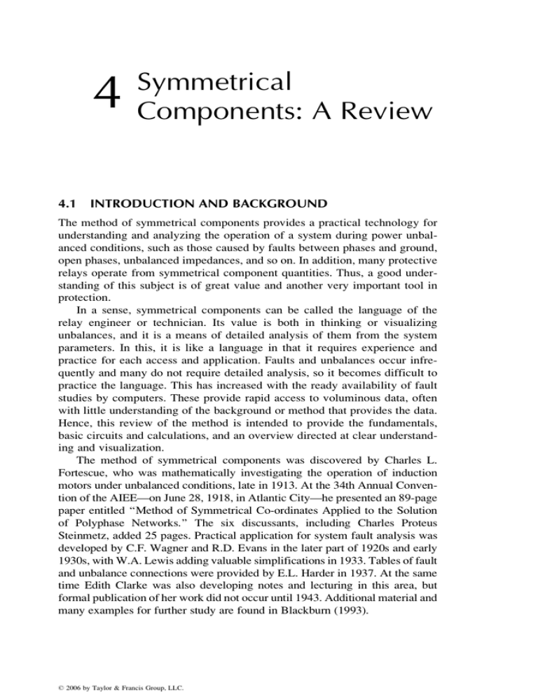 Protective Relaying Principles and Applications