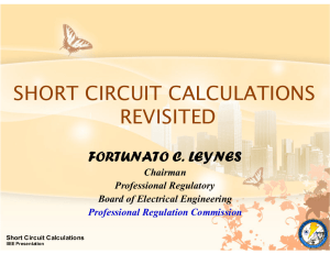 SHORT CIRCUIT CALCULATIONS REVISITED