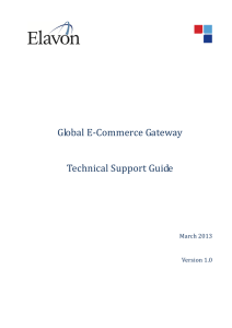 Global E-Commerce Gateway Technical Support Guide