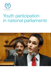 Youth participation in national parliaments - Inter