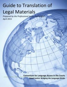 proposed legal translation best practices