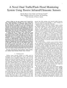 A Novel Dual Traffic/Flash Flood Monitoring System Using Passive