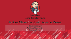 Jenkins Slave Cloud with Apache Mesos