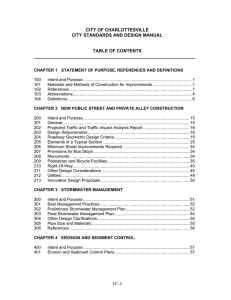 Standards and Design Manual