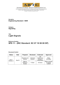 Light Signals SPS 11 - (RIC Standard: SC 07 10 00 00 SP)