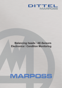 Balancing heads / AE-Sensors Electronics / Condition