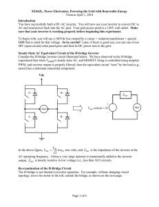 Power to the grid lab document