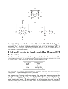 1 Driving a DC Motor (or Any Inductive Load) with an H